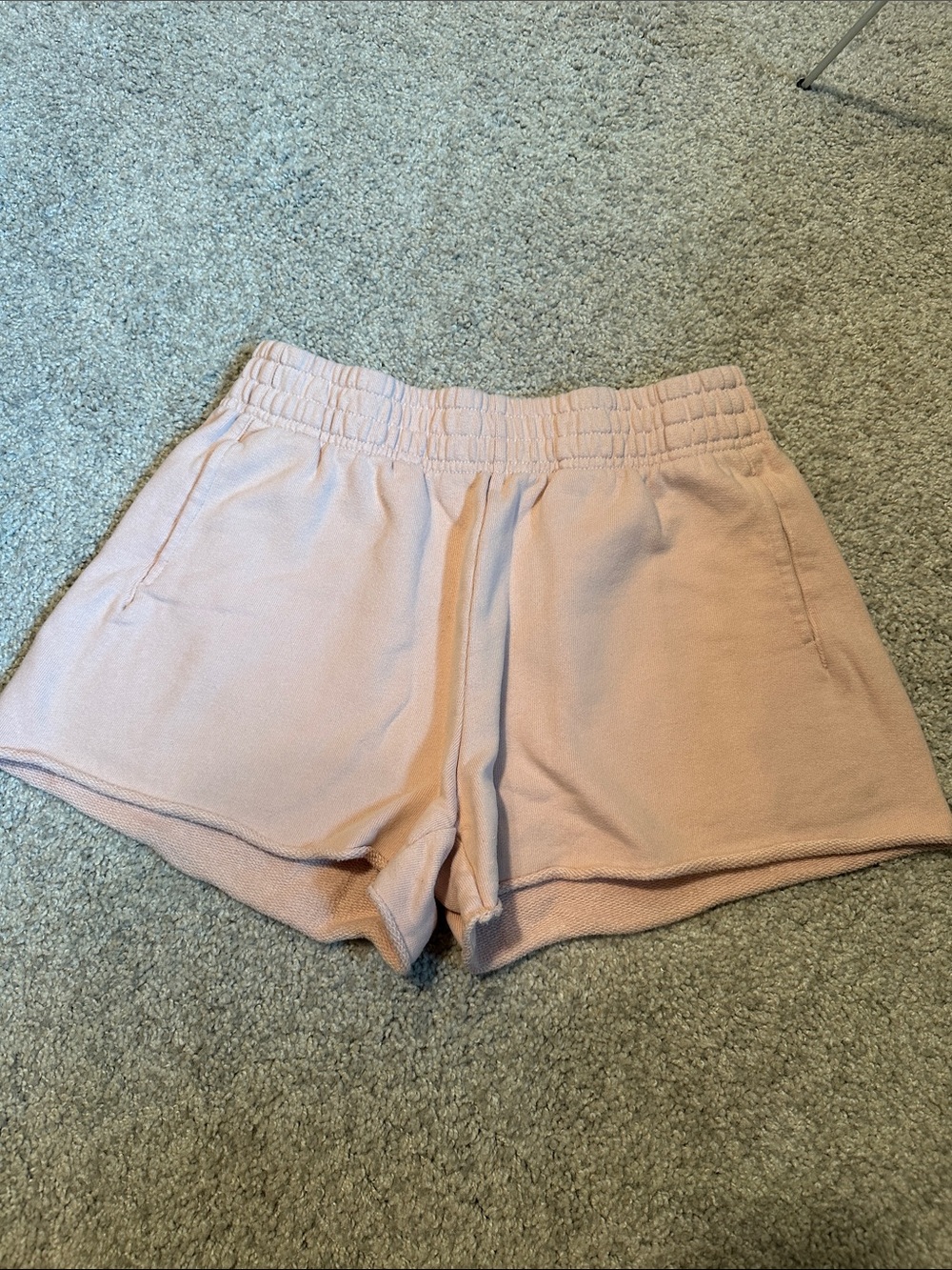 Offline by AerieWomen's Light Pink Athletic Lounge Shorts with Elastic Waistband